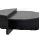 NORDVÄRK Orion sofabord - sort tr melamin (st med 2)