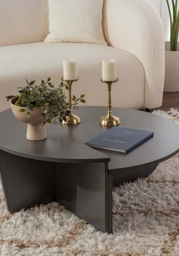 NORDVÄRK Orion sofabord - antracitgr melamin (st med 2)