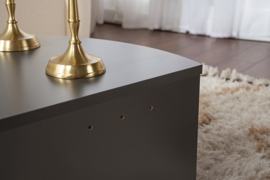 NORDVÄRK Orion sofabord - antracitgr melamin (st med 2)