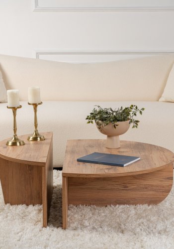 NORDVÄRK Orion sofabord - Atlantic Pine melamin (st med 2)