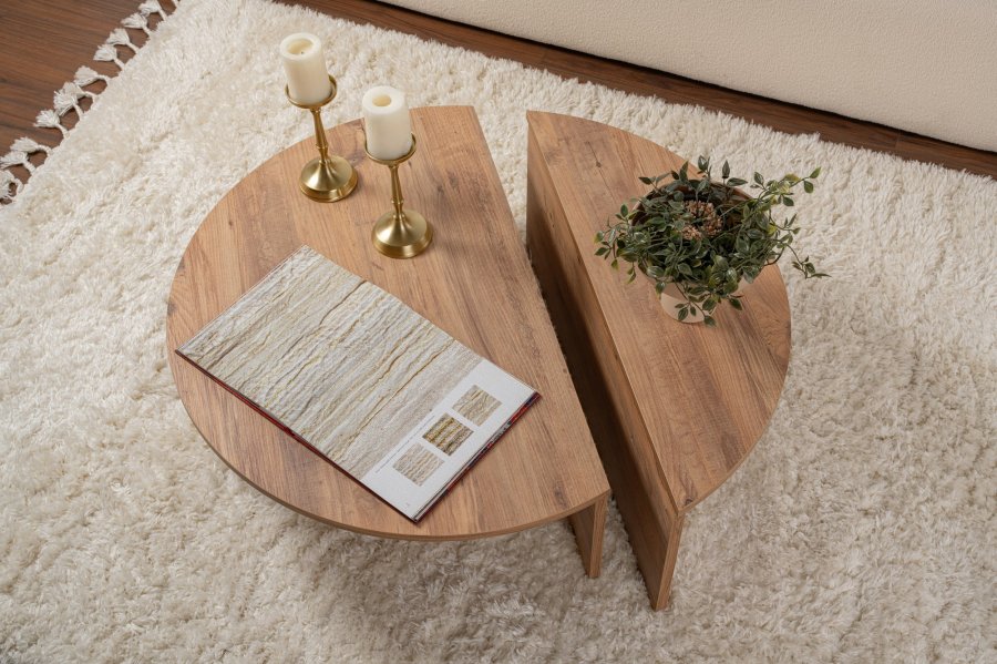 NORDVÄRK Orion sofabord - Atlantic Pine melamin (st med 2)