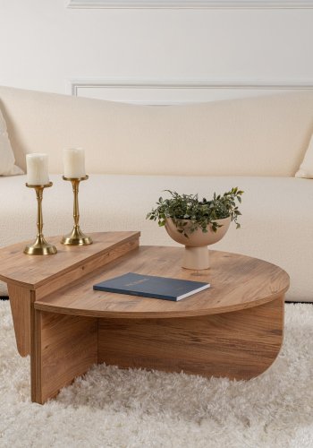 NORDVÄRK Orion sofabord - Atlantic Pine melamin (st med 2)