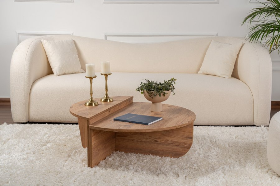 NORDVÄRK Orion sofabord - Atlantic Pine melamin (st med 2)