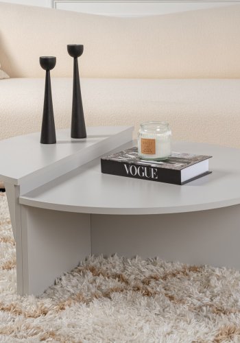 NORDVÄRK Orion sofabord - gr melamin (st med 2)