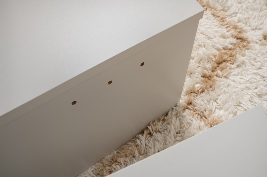 NORDVÄRK Orion sofabord - gr melamin (st med 2)