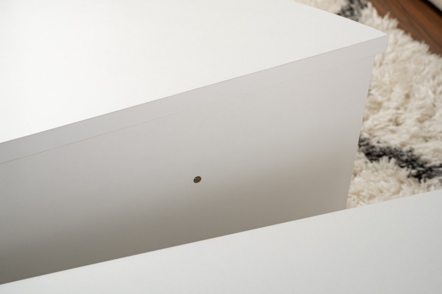 NORDVÄRK Orion sofabord - hvid melamin (st med 2)