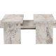 NORDVÄRK Sanctuary sofabord - Fressia marmor melamin (st med 3)