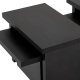 NORDVÄRK Sanctuary sofabord - sort tr melamin (st med 3)