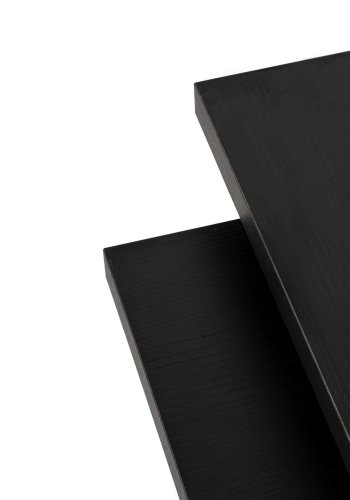 NORDVÄRK Sanctuary sofabord - sort tr melamin (st med 3)