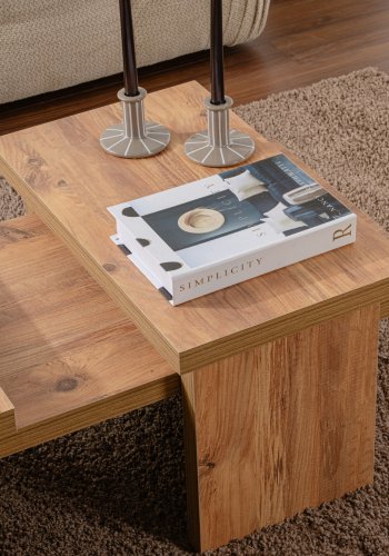 NORDVÄRK Sanctuary sofabord - Atlantic Pine melamin (st med 3)