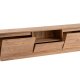 NORDVÄRK Vanguard TV-bord, m. 3 lger og 1 rum - Atlantic Pine melamin (160x29,5)