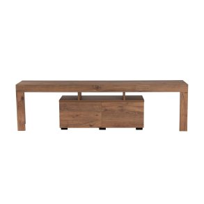 NORDVÄRK Enclave TV-bord, m. 2 lger og 3 bne rum - Atlantic Pine melamin (180x31,3)
