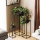 NORDVÄRK GED-019 blomsterstander - sort metal (st med 3)