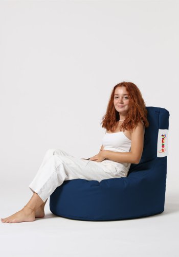 NORDVÄRK Lina udendrs skkestol - mrkebl polyester