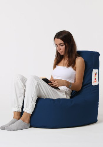 NORDVÄRK Lina udendrs skkestol - mrkebl polyester