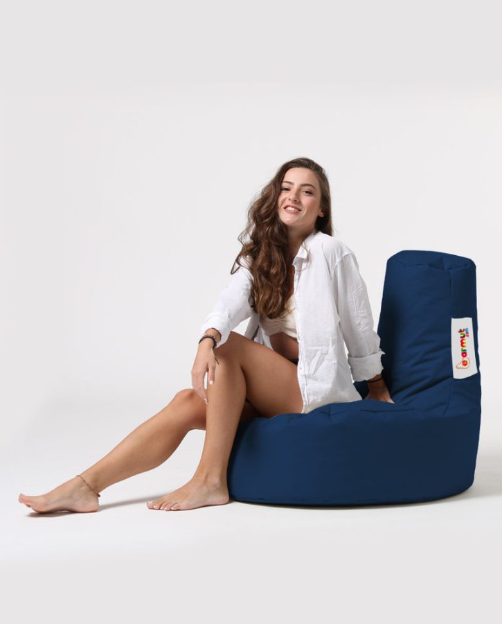 NORDVÄRK Lina udendrs skkestol - mrkebl polyester