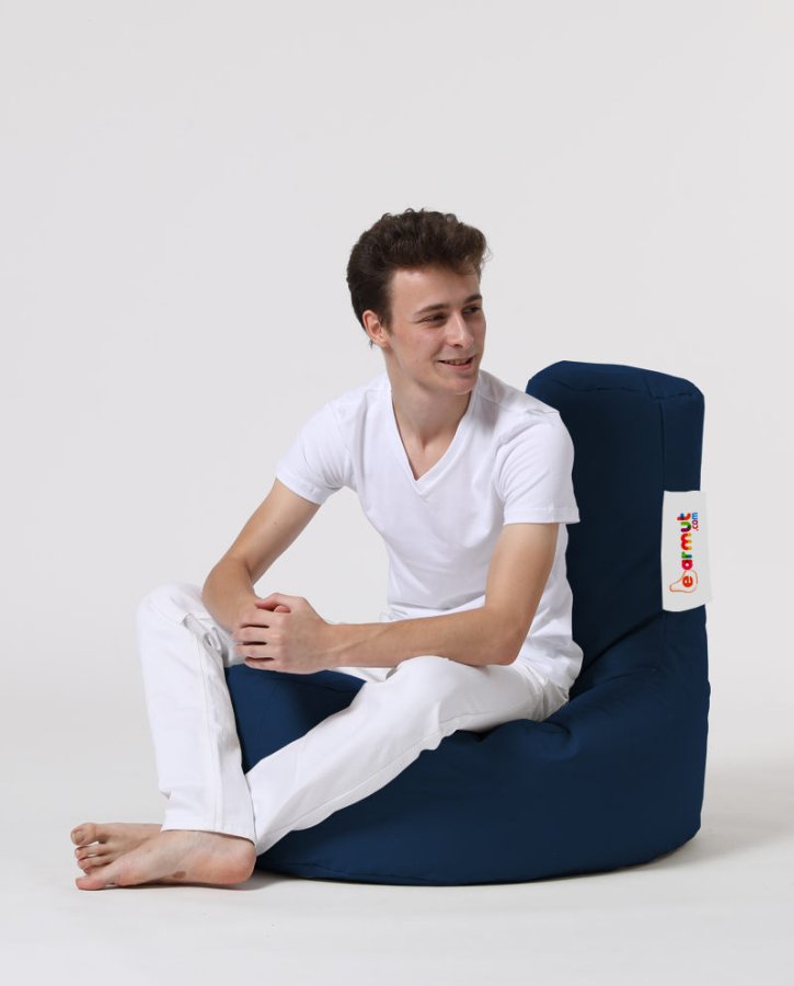 NORDVÄRK Lina udendrs skkestol - mrkebl polyester