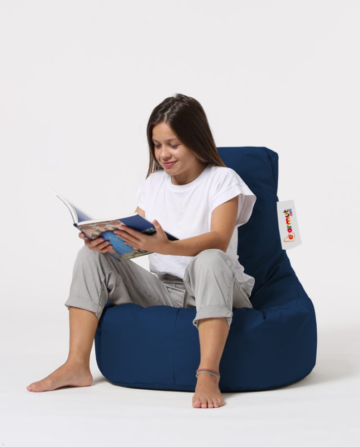 NORDVÄRK Lina udendrs skkestol - mrkebl polyester