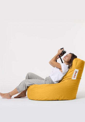 NORDVÄRK Lina udendrs skkestol - gul polyester