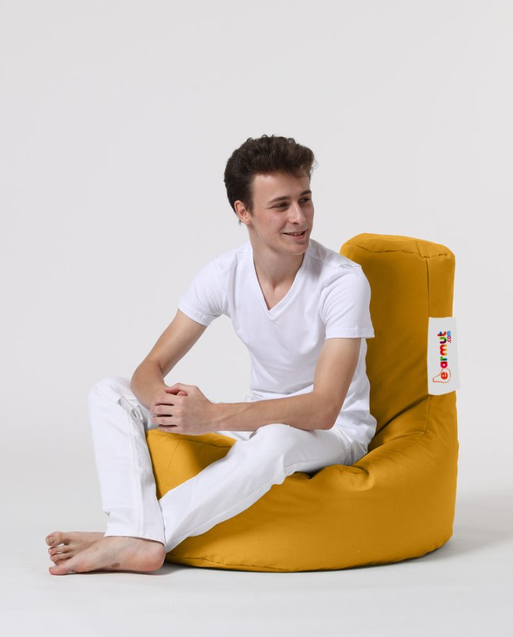 NORDVÄRK Lina udendrs skkestol - gul polyester