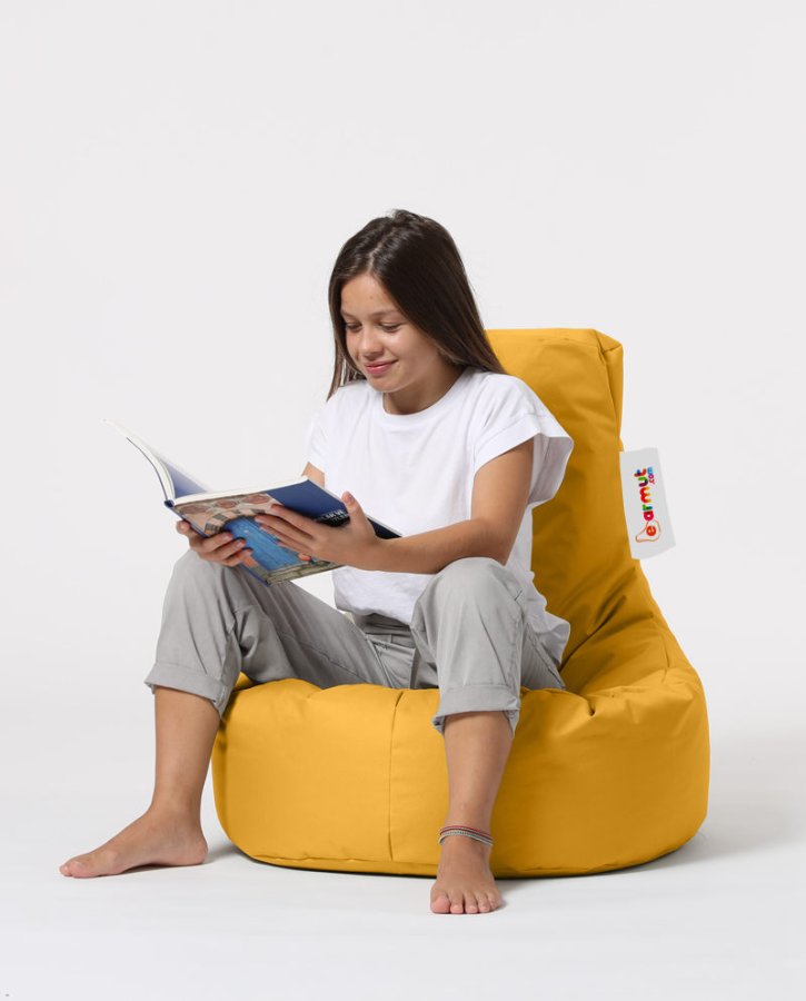 NORDVÄRK Lina udendrs skkestol - gul polyester