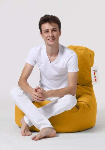 NORDVÄRK Lina udendrs skkestol - gul polyester