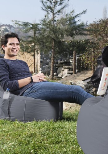 NORDVÄRK Eva Sport udendrs skkestol - rgfarvet polyester