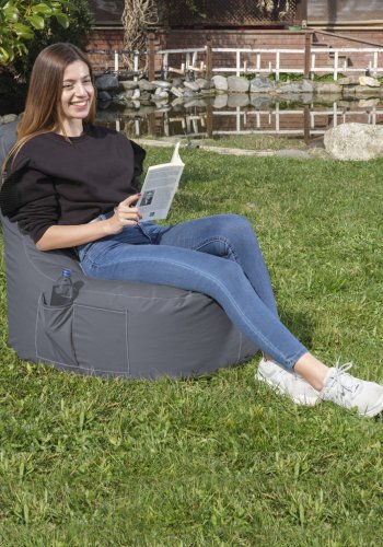 NORDVÄRK Eva Sport udendrs skkestol - rgfarvet polyester