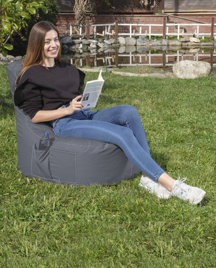 NORDVÄRK Eva Sport udendrs skkestol - rgfarvet polyester