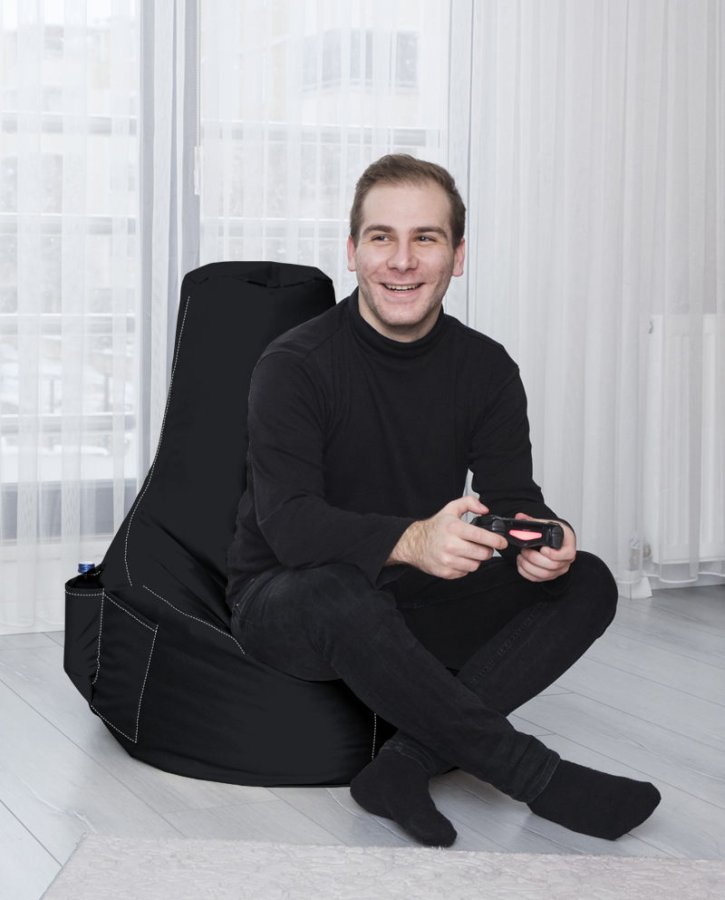 NORDVÄRK Eva Sport udendrs skkestol - sort polyester