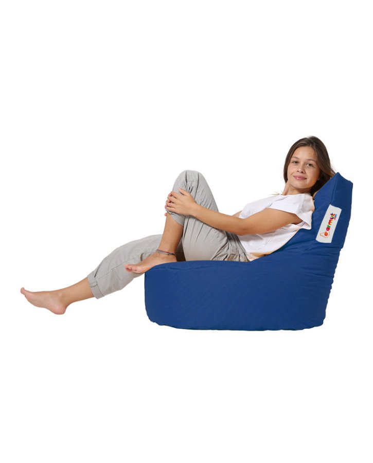 NORDVÄRK Baton udendrs skkestol til brn - bl polyester