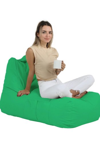 NORDVÄRK Trendy Comfort udendrs skkestol - grn polyester
