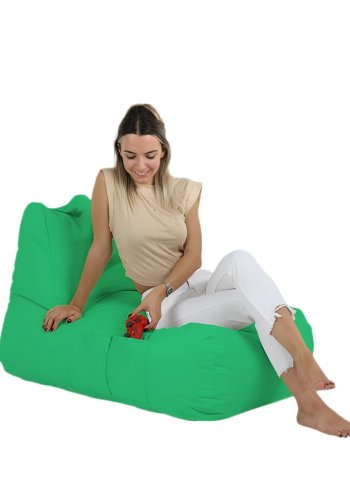 NORDVÄRK Trendy Comfort udendrs skkestol - grn polyester