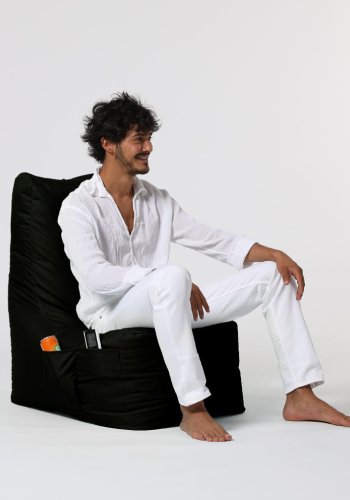 NORDVÄRK Diamond udendrs skkestol - sort polyester