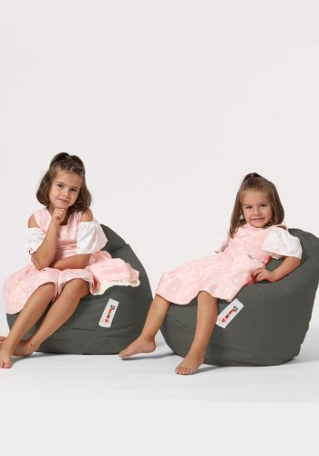 NORDVÄRK Premium Kids udendrs skkestol til brn - rgfarvet polyester