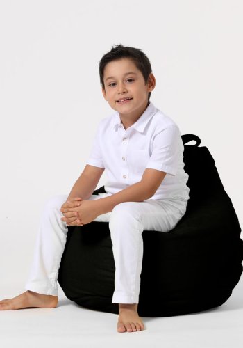 NORDVÄRK Premium Kids udendrs skkestol til brn - sort polyester