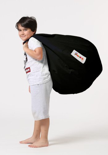 NORDVÄRK Premium Kids udendrs skkestol til brn - sort polyester