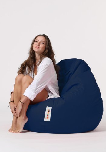 NORDVÄRK Premium XXL udendrs skkestol - mrkebl polyester