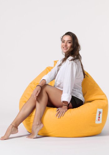 NORDVÄRK Premium XXL udendrs skkestol - gul polyester