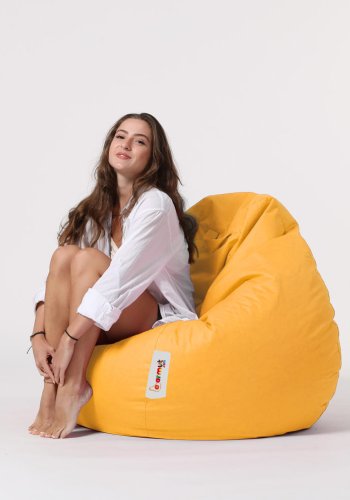 NORDVÄRK Premium XXL udendrs skkestol - gul polyester