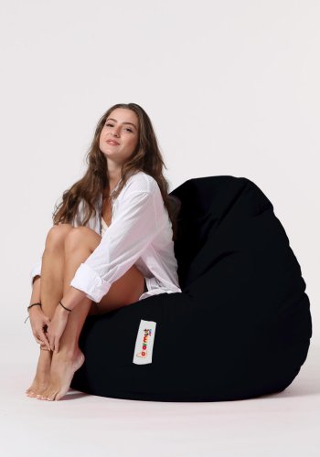 NORDVÄRK Premium XXL udendrs skkestol - sort polyester