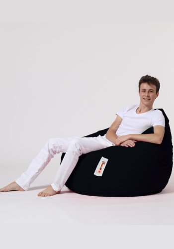 NORDVÄRK Premium XXL udendrs skkestol - sort polyester