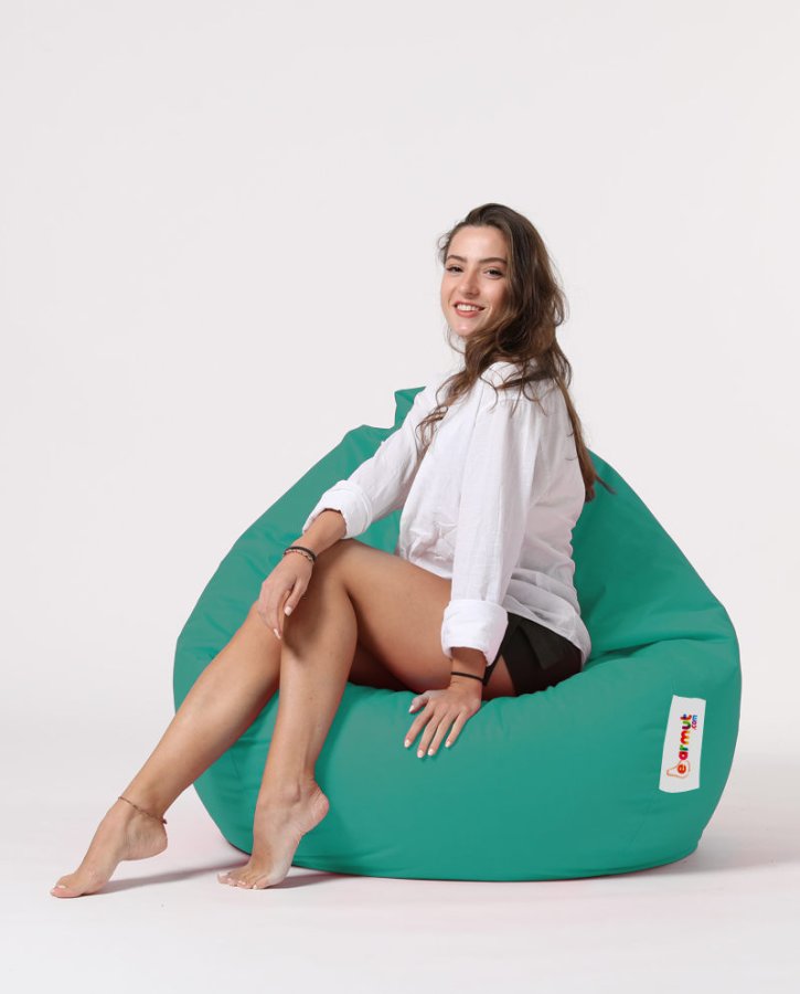 NORDVÄRK Premium XXL udendrs skkestol - turkis polyester