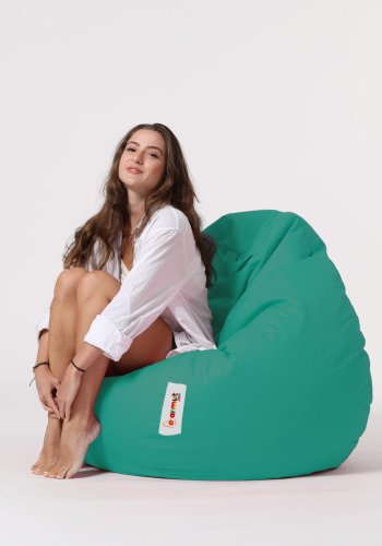 NORDVÄRK Premium XXL udendrs skkestol - turkis polyester