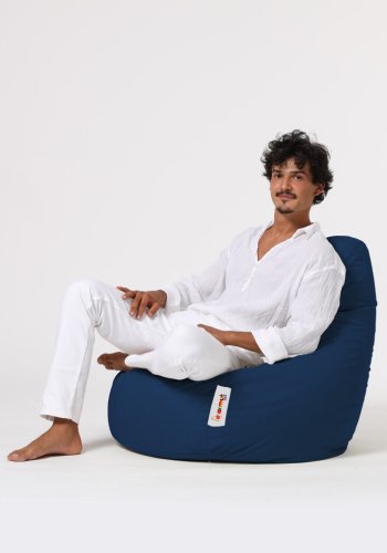 NORDVÄRK Drop L udendrs skkestol - mrkebl polyester