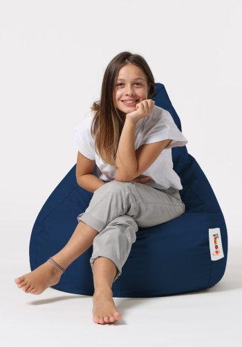 NORDVÄRK Drop L udendrs skkestol - mrkebl polyester