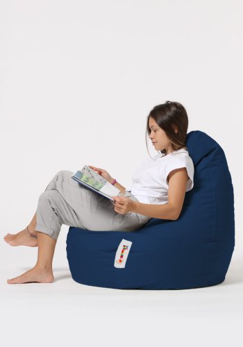 NORDVÄRK Drop L udendrs skkestol - mrkebl polyester