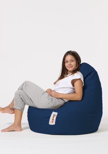 NORDVÄRK Drop L udendrs skkestol - mrkebl polyester