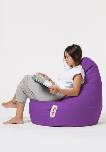 NORDVÄRK Drop L udendrs skkestol - lilla polyester