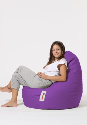 NORDVÄRK Drop L udendrs skkestol - lilla polyester